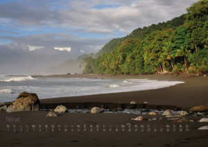 Landschaftsfotografie Fotoreise Costa Rica Fotografieren lernen Kalenderblatt 2024
